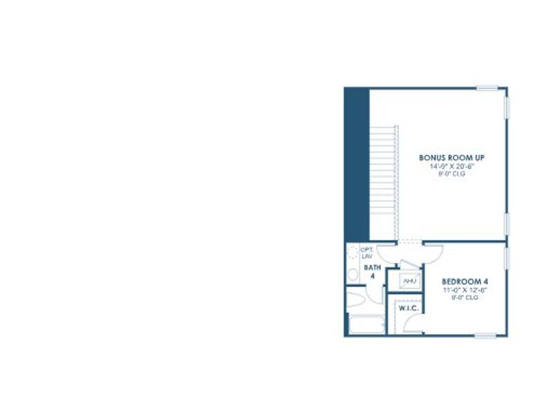 2D floor plan layout for the Cedar Key II by Homes by WestBay in Pasadena Woods, Wesley Chapel, FL (Image 3).