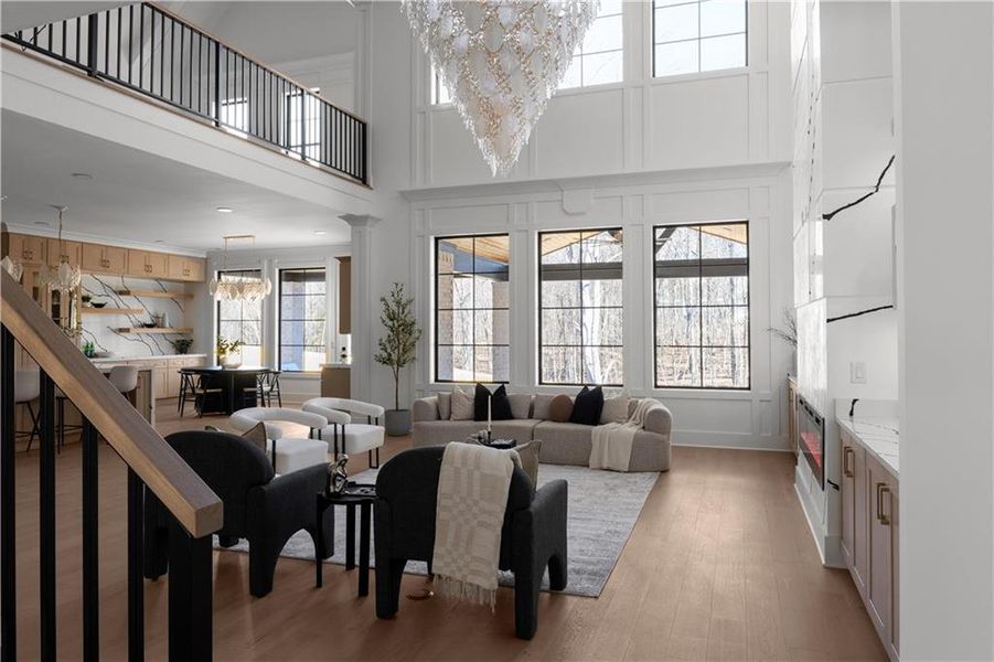 Furnished interior view inside a new home in , Suwanee (Image 5).