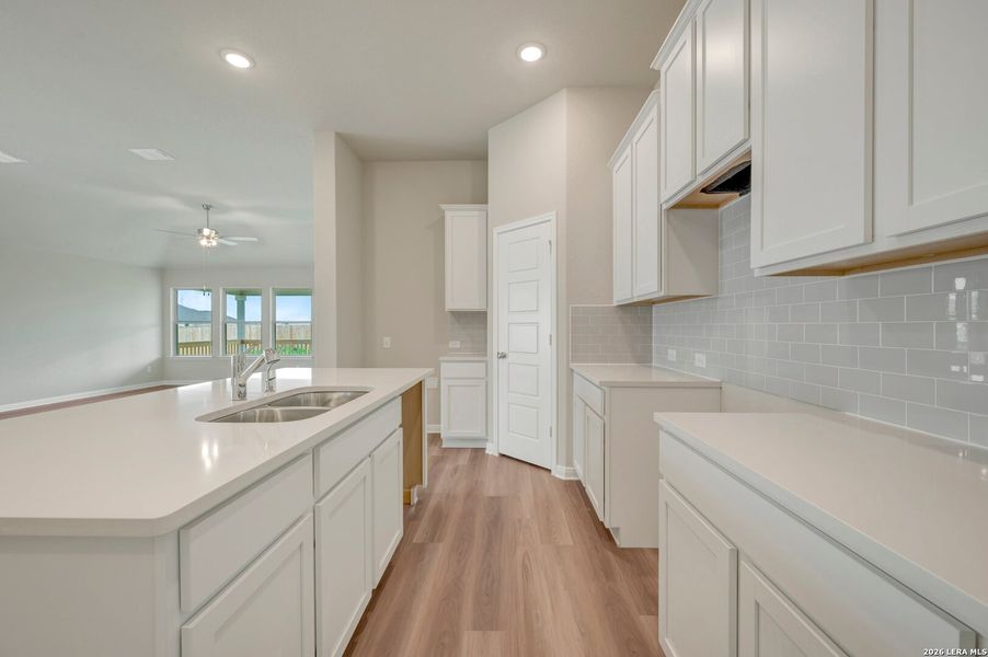 Furnished interior view inside a new home in Hickory Ridge Estates, Elmendorf (Image 5).