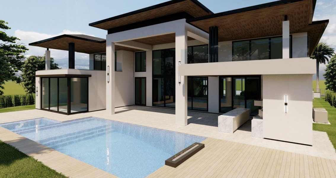 Exterior details and patio area of a home in , Boca Raton (Image 3).