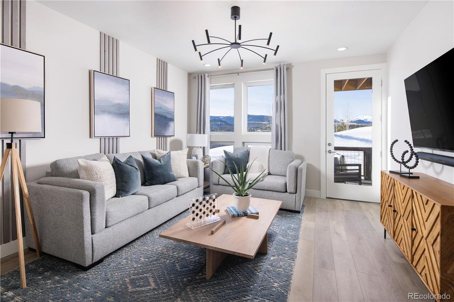 2nd living space: Photos for representation only Specific colors, finishes, layout, & appliances for this home may differ.