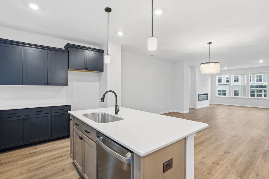 Furnished interior view inside a new home in Renaissance at White Oak, Garner (Image 11).