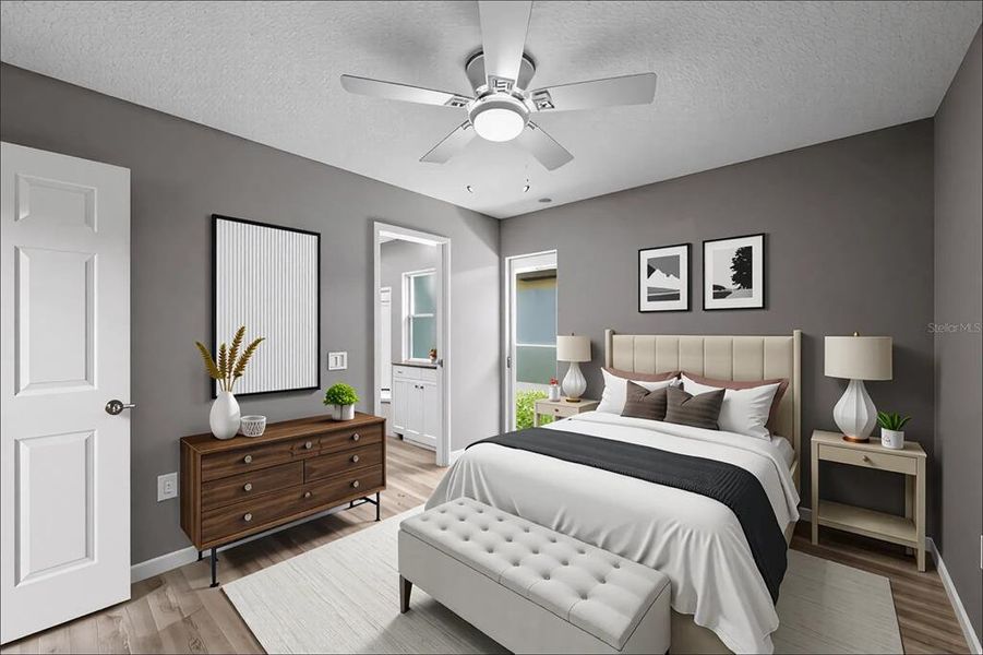 Furnished interior view inside a new home in , Sarasota (Image 9).