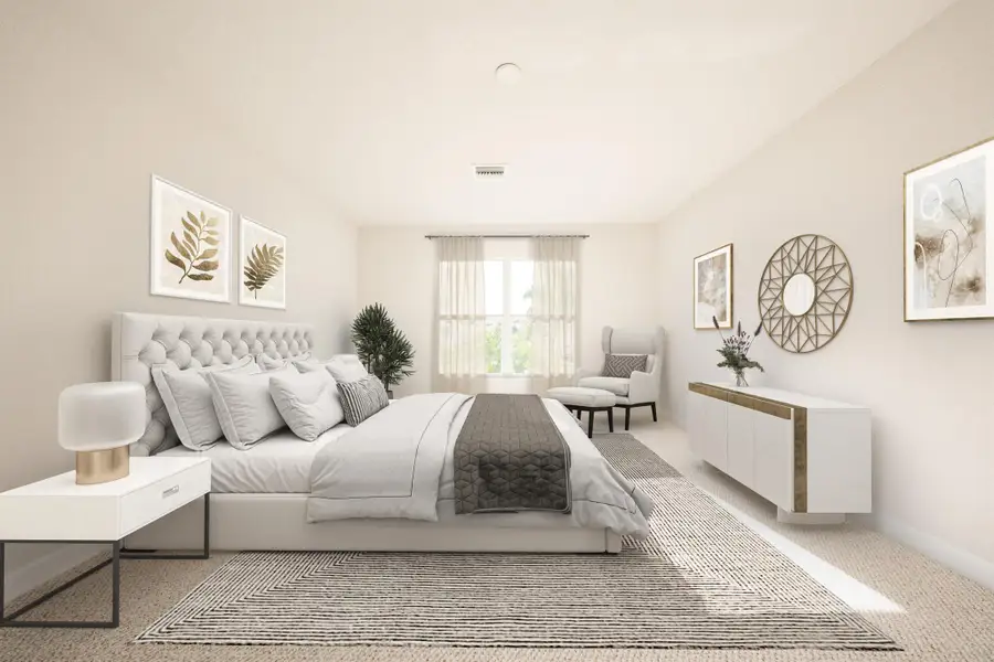 Furnished interior view inside a new home in , Port St. Lucie (Image 5).