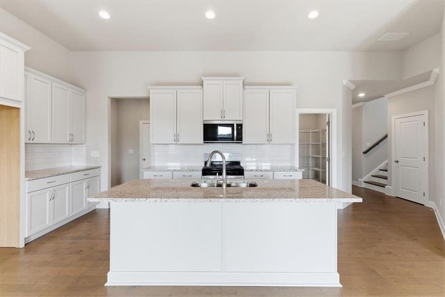 Furnished interior view inside a new home in Lakeside at Great Sky, Canton (Image 7).