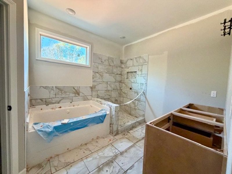 In-progress construction of a new home in Forrest Farms, Greenville, GA (Image 9).