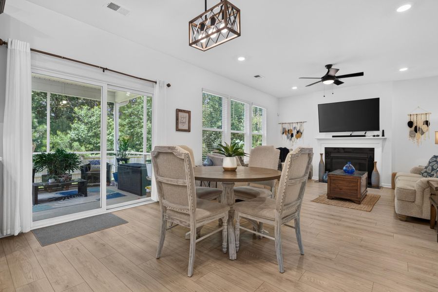 Furnished interior view inside a new home in , Charleston (Image 9).