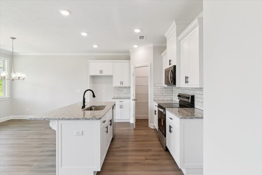 Furnished interior view inside a new home in Tillery Park, Grovetown (Image 6). Furnished interior view inside a new home in Tillery Park, Grovetown (Image 6).