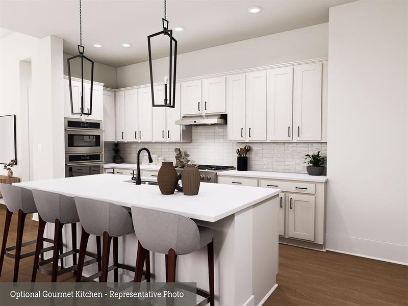 Furnished interior view inside a new home in The Highlands 40', Porter (Image 7).