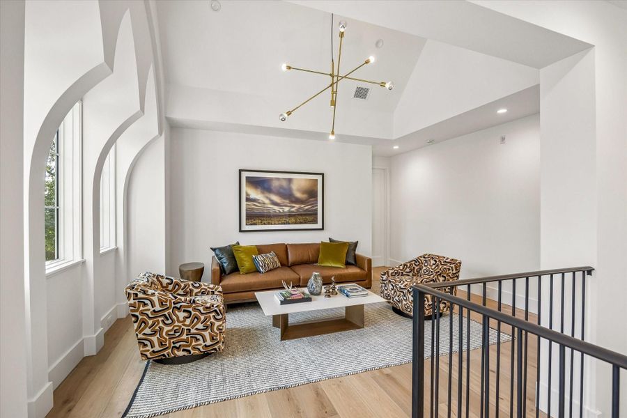 Furnished interior view inside a new home in , Houston (Image 7). Furnished interior view inside a new home in , Houston (Image 7).