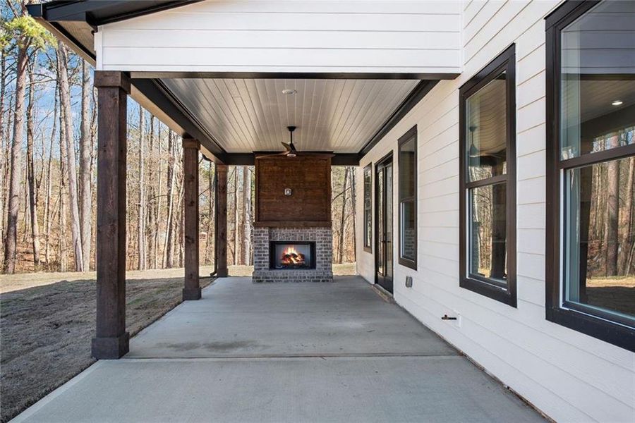 Exterior details and patio area of a home in , Hiram (Image 38). Exterior details and patio area of a home in , Hiram (Image 38).