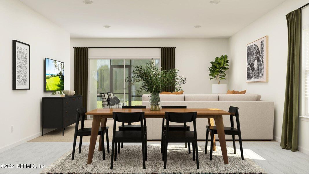 Furnished interior view inside a new home in , Green Cove Springs (Image 15).