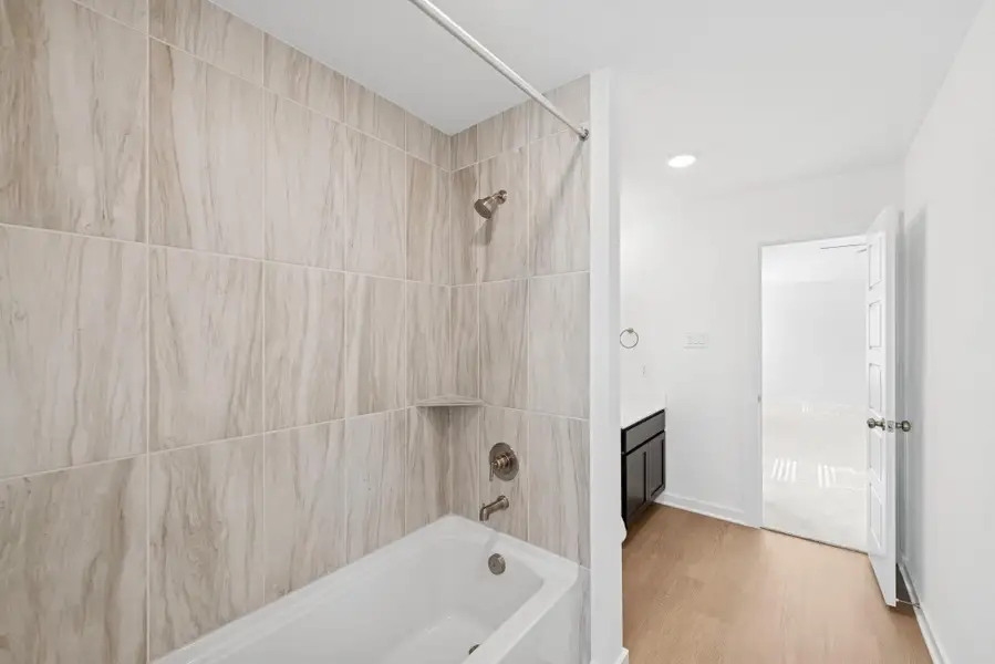 Furnished interior view inside a new home in Marvida, Cypress (Image 4).