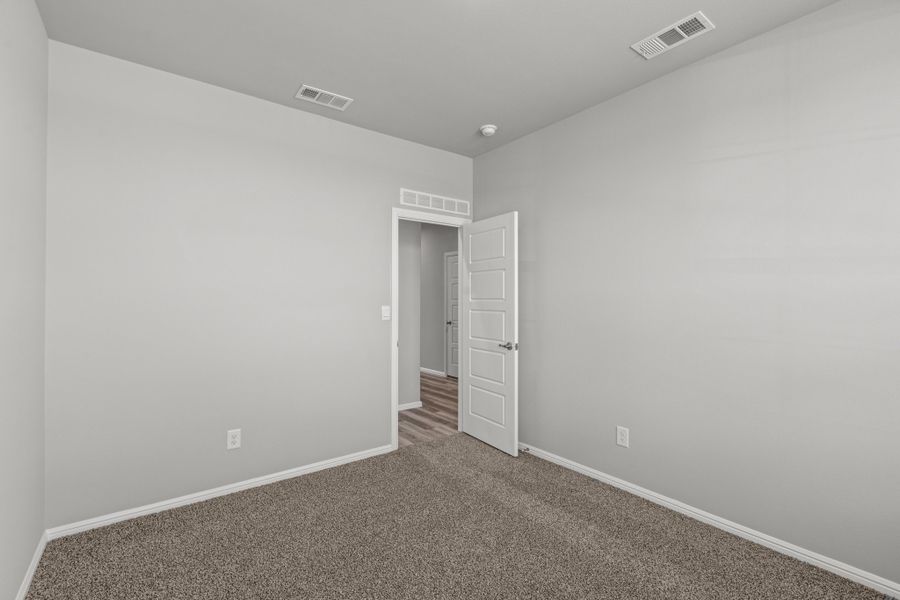 Representative unfurnished interior of a home built from the Tupelo by D.R. Horton in Yukon Ridge, Odessa (Image 22). Representative unfurnished interior of a home built from the Tupelo by D.R. Horton in Yukon Ridge, Odessa (Image 22).