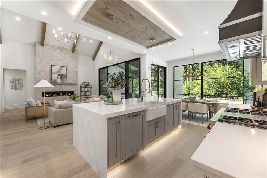 Furnished interior view inside a new home in , Atlanta (Image 54). Furnished interior view inside a new home in , Atlanta (Image 54).