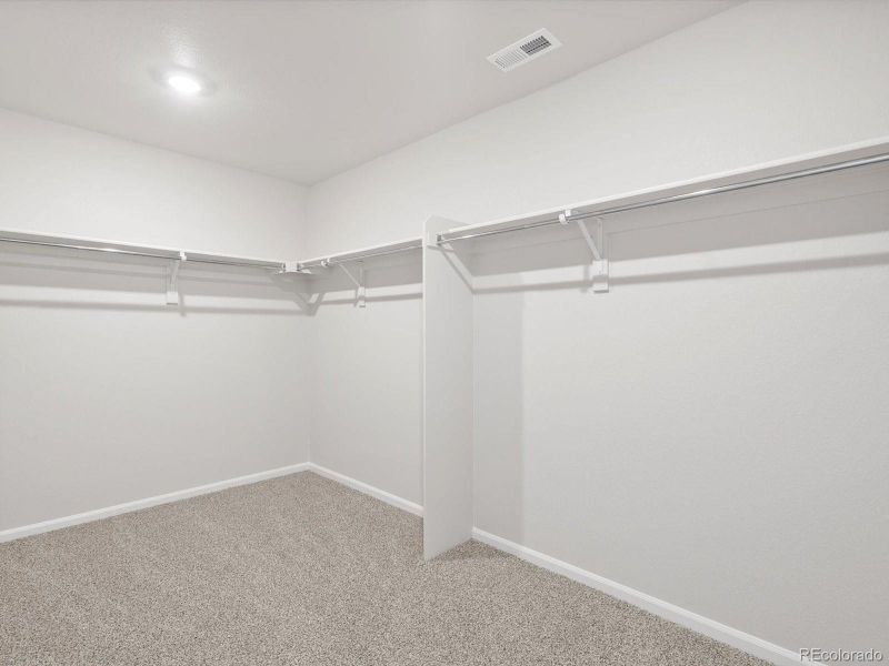 Spacious, unfurnished interior of a new home in Buffalo Highlands: The Canyon Collection, Commerce City (Image 25). Spacious, unfurnished interior of a new home in Buffalo Highlands: The Canyon Collection, Commerce City (Image 25).