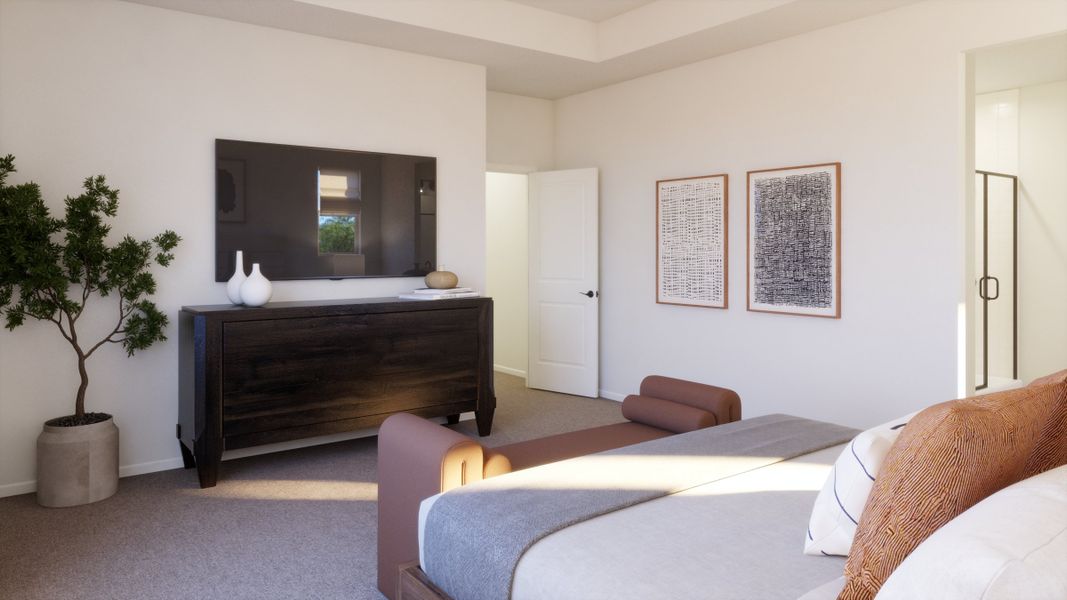 Furnished interior view inside a new home in The Estates Collection at Talon Pointe, Thornton (Image 4).