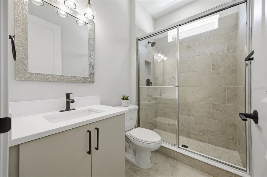 Furnished interior view inside a new home in , Tampa (Image 32).