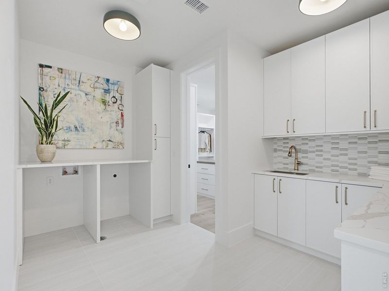 Furnished interior view inside a new home in , Louisville (Image 42).