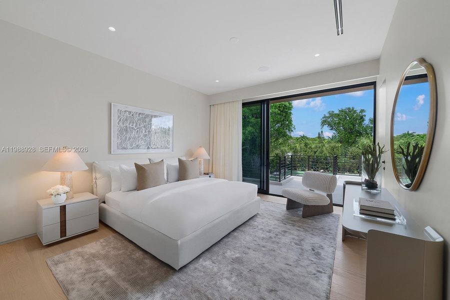 Furnished interior view inside a new home in , Miami (Image 41).
