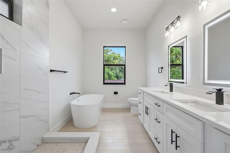 Furnished interior view inside a new home in , Tampa (Image 13).