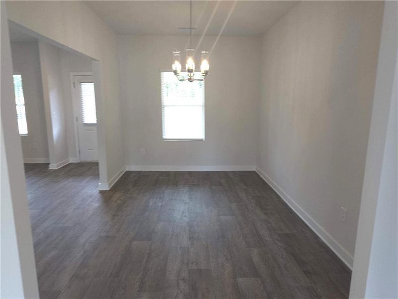 Spacious, unfurnished interior of a new home in Southern Hills, McDonough (Image 24).