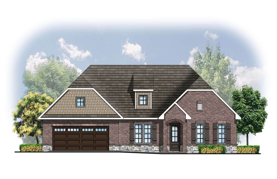 Representative rendering of the exterior for the Willow by Cook Bros. Homes (Image 13). Representative rendering of the exterior for the Willow by Cook Bros. Homes (Image 13).