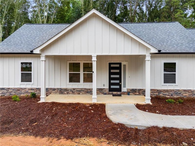 Front exterior of a new home in , Carrollton, GA, highlighting curb appeal (Image 16). Front exterior of a new home in , Carrollton, GA, highlighting curb appeal (Image 16).