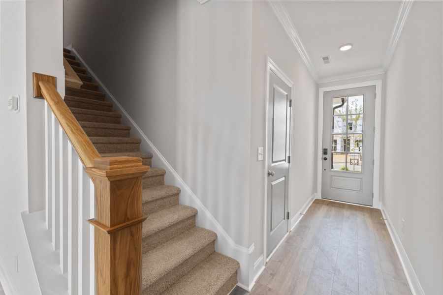 Representative unfurnished interior of a home built from the The Juniper by RobuckHomes in Kennebec Crossing, Angier (Image 108).