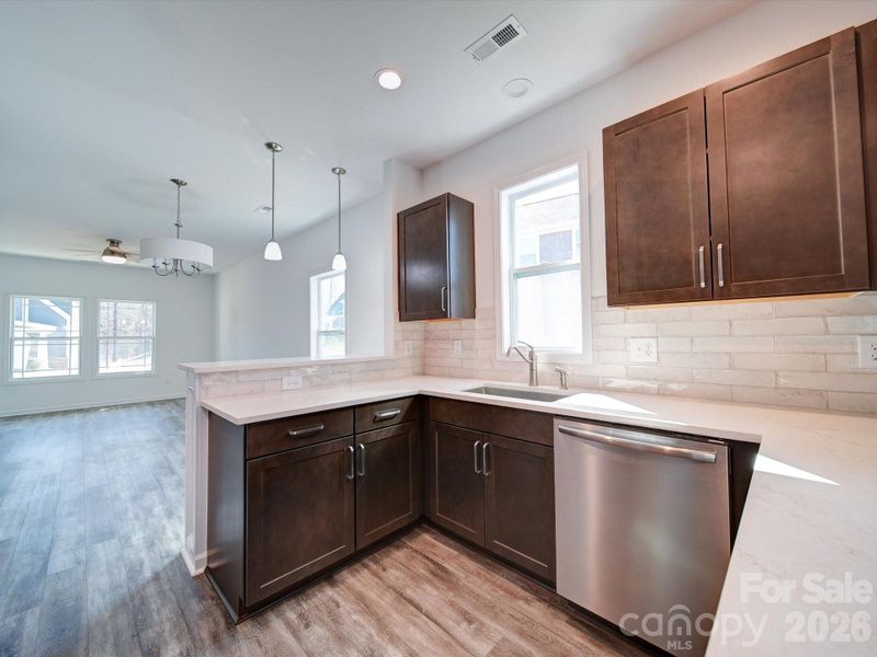 Furnished interior view inside a new home in , Gastonia (Image 12).