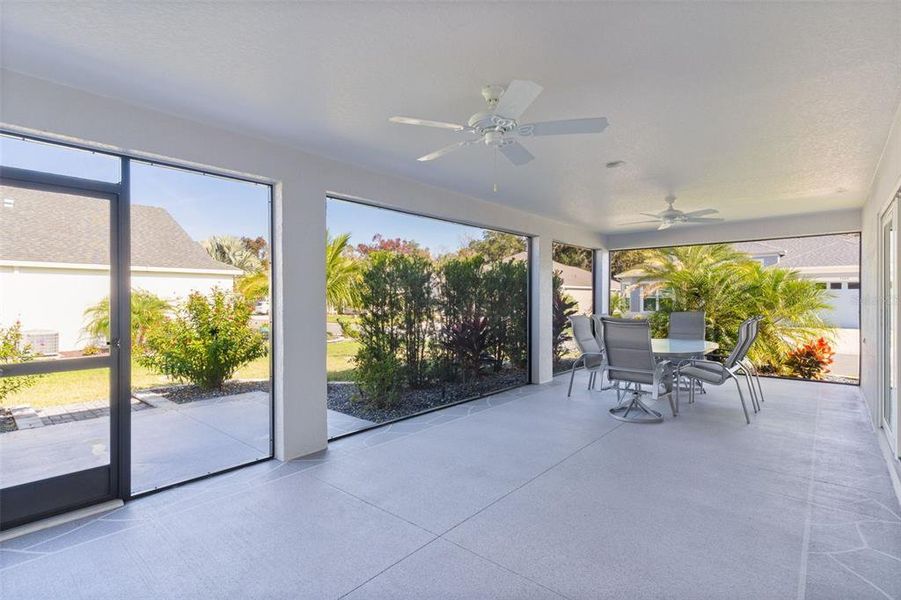 Exterior details and patio area of a home in , The Villages (Image 4). Exterior details and patio area of a home in , The Villages (Image 4).