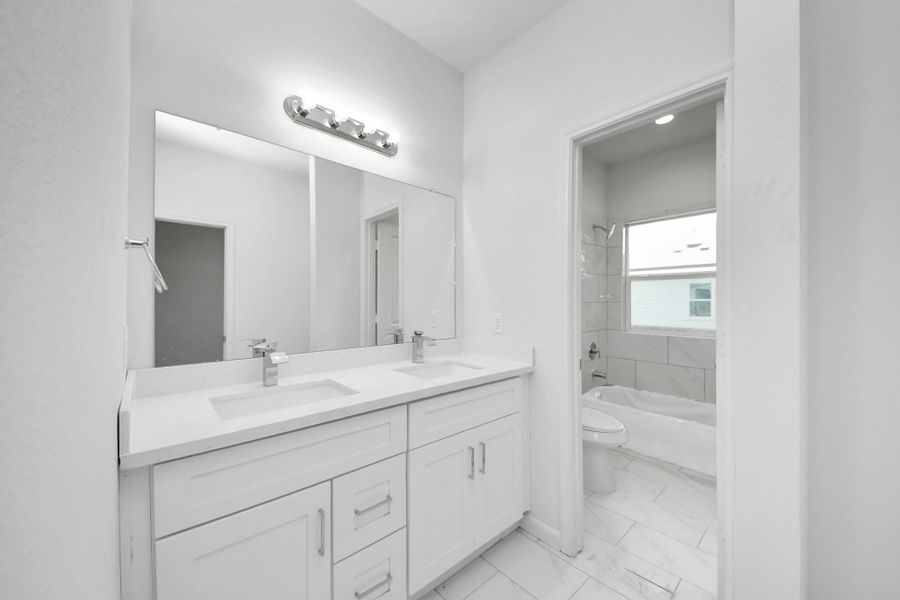 Furnished interior view inside a new home in , Houston (Image 10).