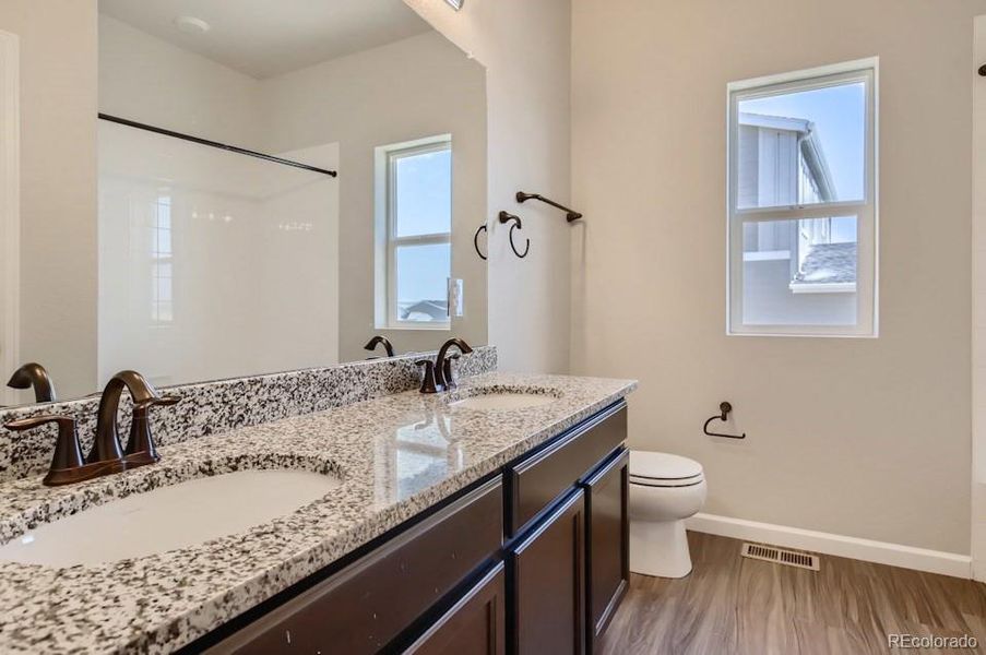 Furnished interior view inside a new home in Red Barn Meadows, Mead (Image 4).