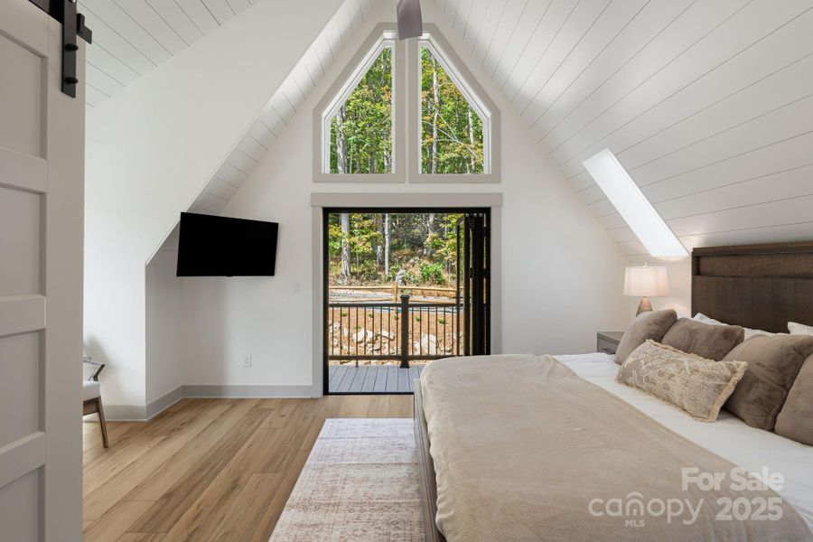 Furnished interior view inside a new home in , Seven Devils (Image 25).