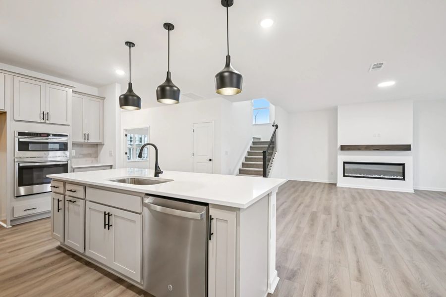 Kitchen featuring the AW Collection® Foundry - Bold surfaces, clean lines, modern edge.