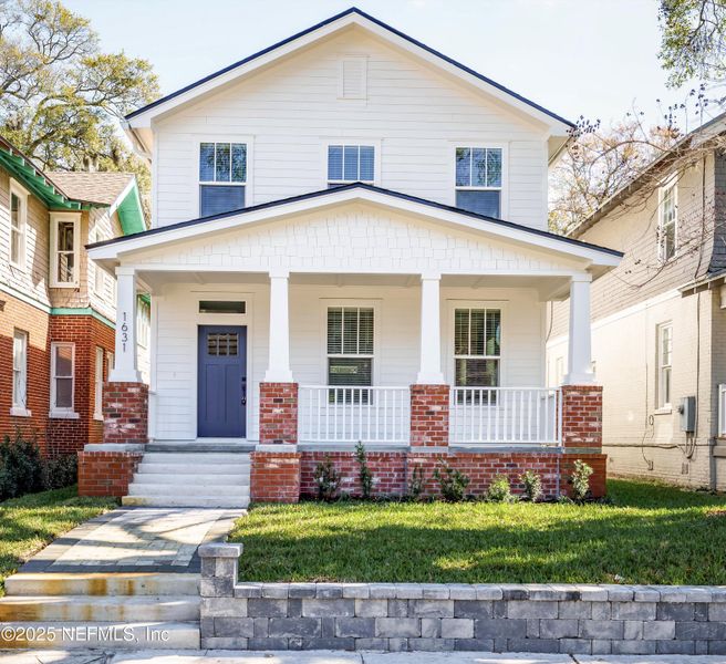 Front exterior of a new home in , Jacksonville, FL, highlighting curb appeal (Image 2). Front exterior of a new home in , Jacksonville, FL, highlighting curb appeal (Image 2).
