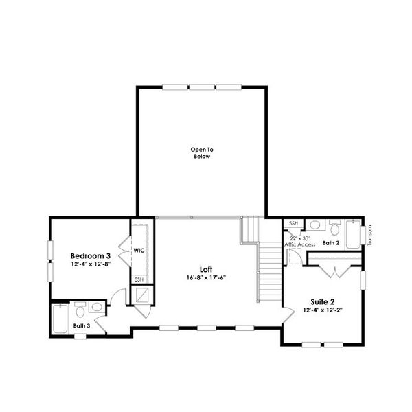 2D floor plan layout for the Venice by Kolter Homes in NatureWalk at Watersound Origins, Inlet Beach, FL (Image 5).