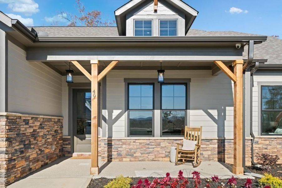 Exterior details and patio area of a home in , Ellijay (Image 22). Exterior details and patio area of a home in , Ellijay (Image 22).