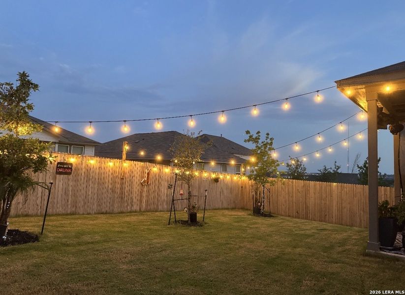 Exterior details and patio area of a home in Bricewood, San Antonio (Image 3).