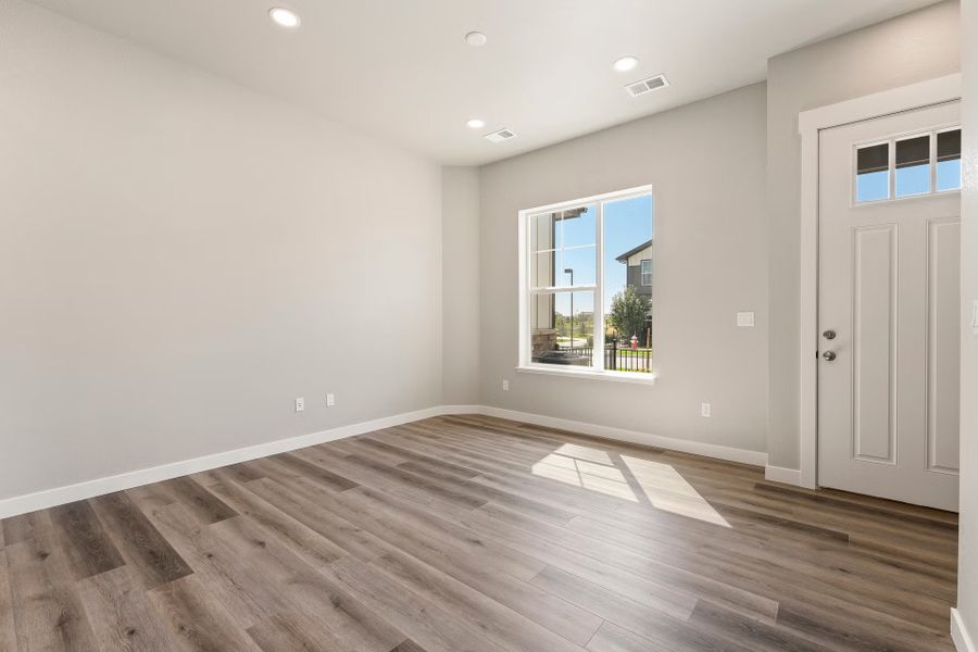 Spacious, unfurnished interior of a new home in The Lakes at Centerra - Discovery, Loveland (Image 20). Spacious, unfurnished interior of a new home in The Lakes at Centerra - Discovery, Loveland (Image 20).