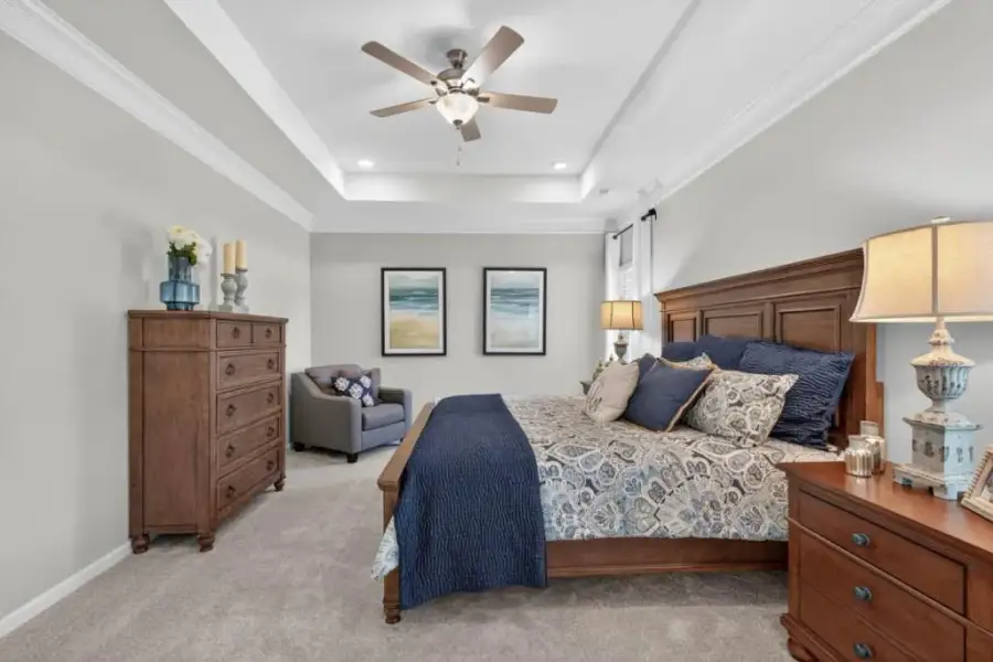 Furnished interior view inside a new home in The Stiles, Cartersville (Image 4).