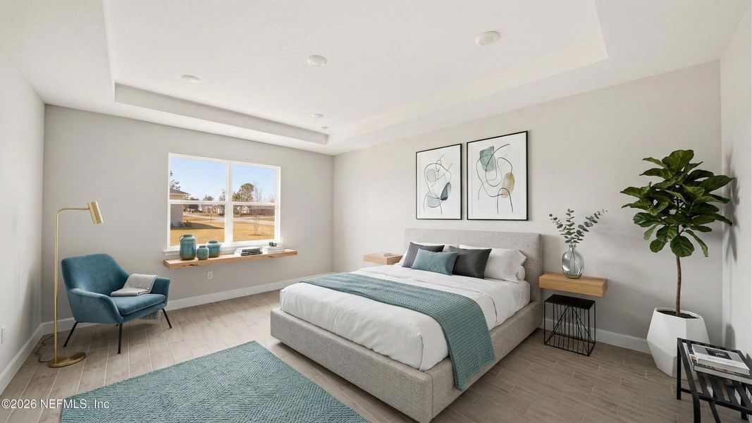 Furnished interior view inside a new home in , Palm Coast (Image 10).