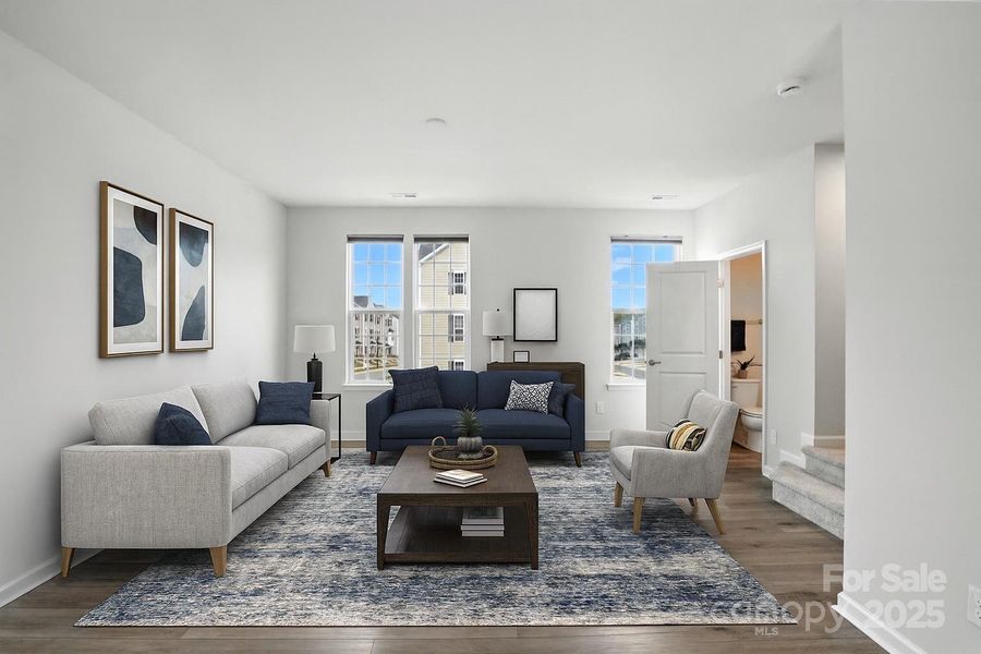 virtually staged photo