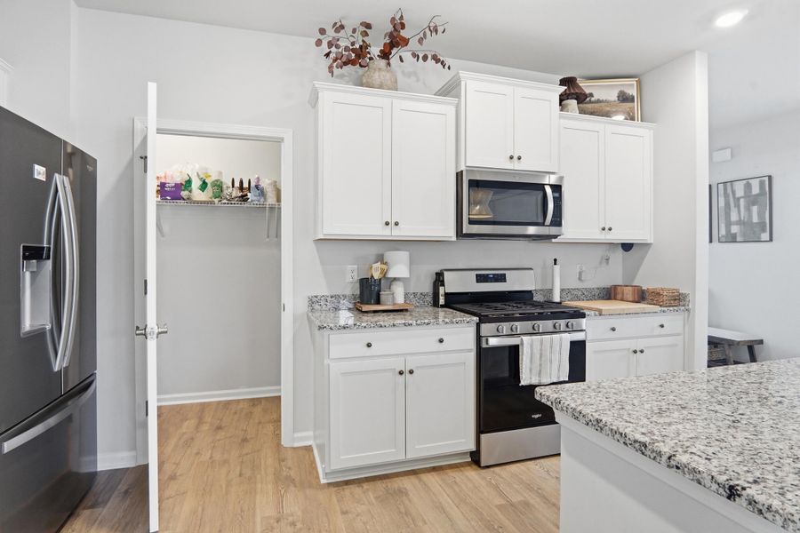 Furnished interior view inside a new home in Founders Corner, Lincolnville (Image 16).
