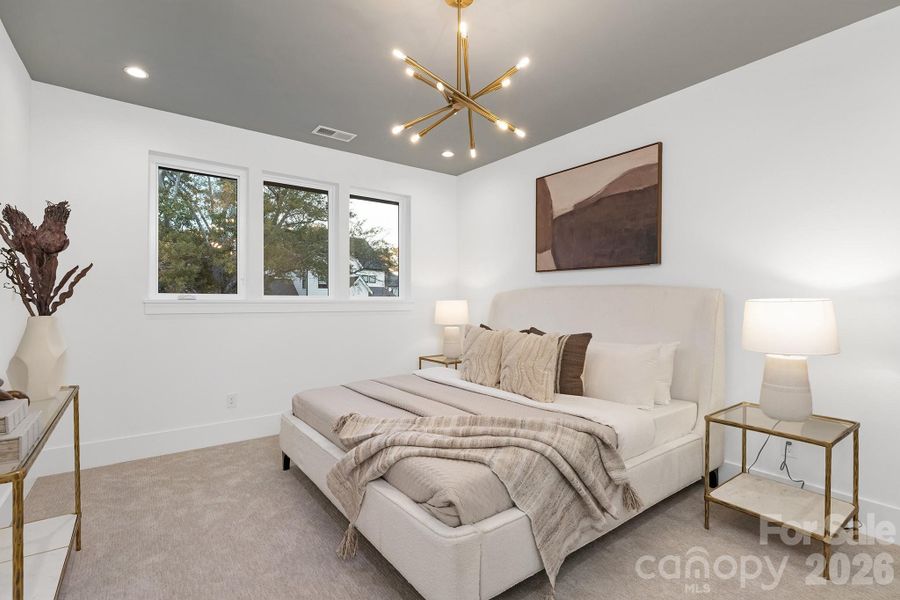 Furnished interior view inside a new home in , Charlotte (Image 7).