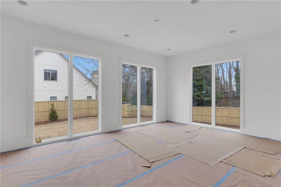 In-progress construction of a new home in , Marietta, GA (Image 21).