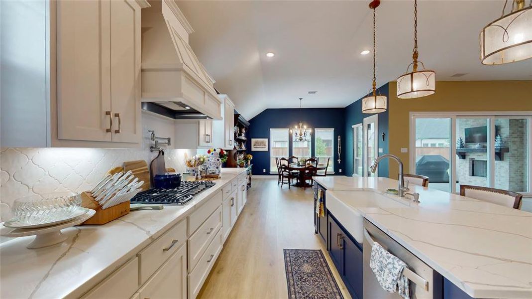 Upgraded Chef appliances, pot filler