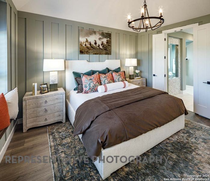 Furnished interior view inside a new home in , Castroville (Image 10).