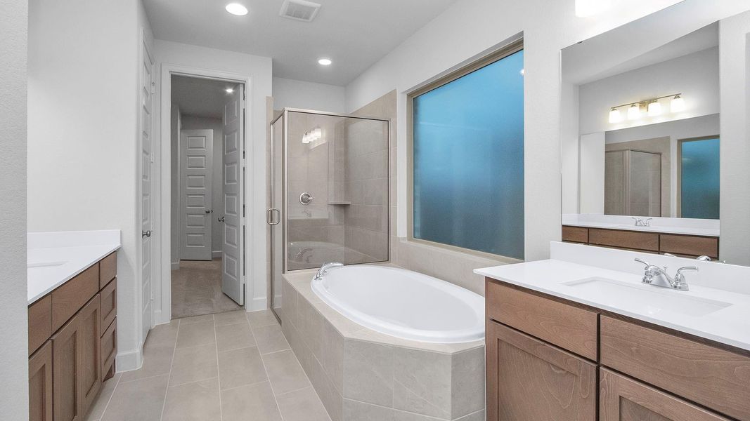 Furnished interior view inside a new home in Audubon Park 45', Magnolia (Image 5).