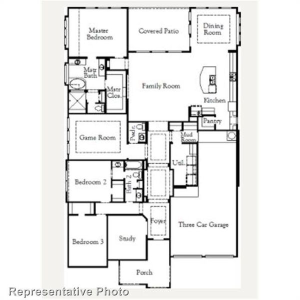 Double Oak II First Floor Plan